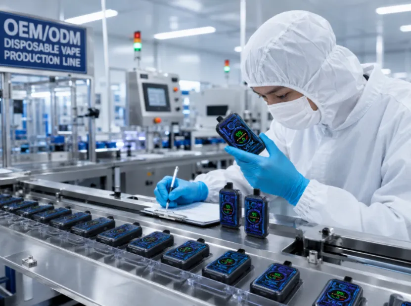 VEIIK disposable vape cleanroom quality control