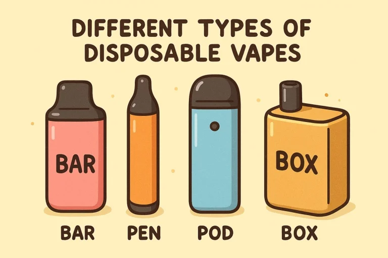 7 Different Types of Disposable Vapes