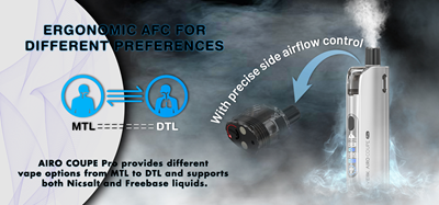 VEIIK Mouth-to-Lung to DTL vape device